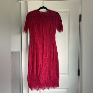 Midi lace dress